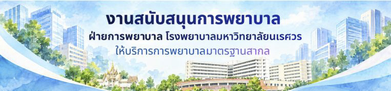 แบนเนอร์ งานสนับสนุนการพยาบาล